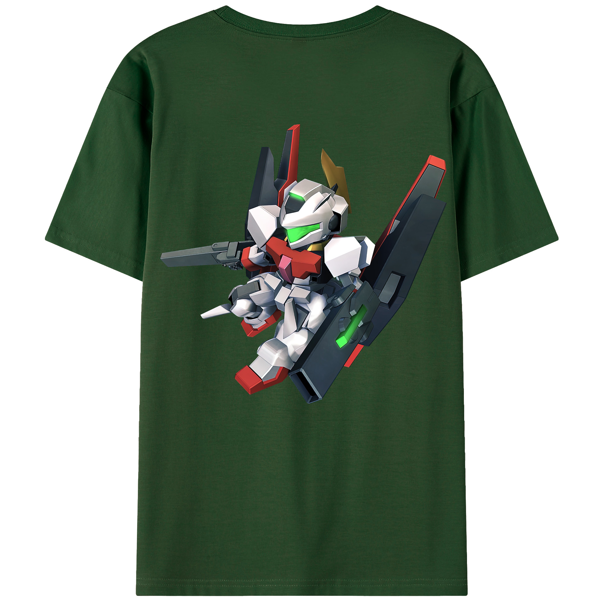 （画像用） 機動戦士ガンダム Mobile Suit Gundam 綿100％半袖Tシャツ（背面プリント）